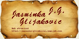 Jasminka Glijaković vizit kartica
